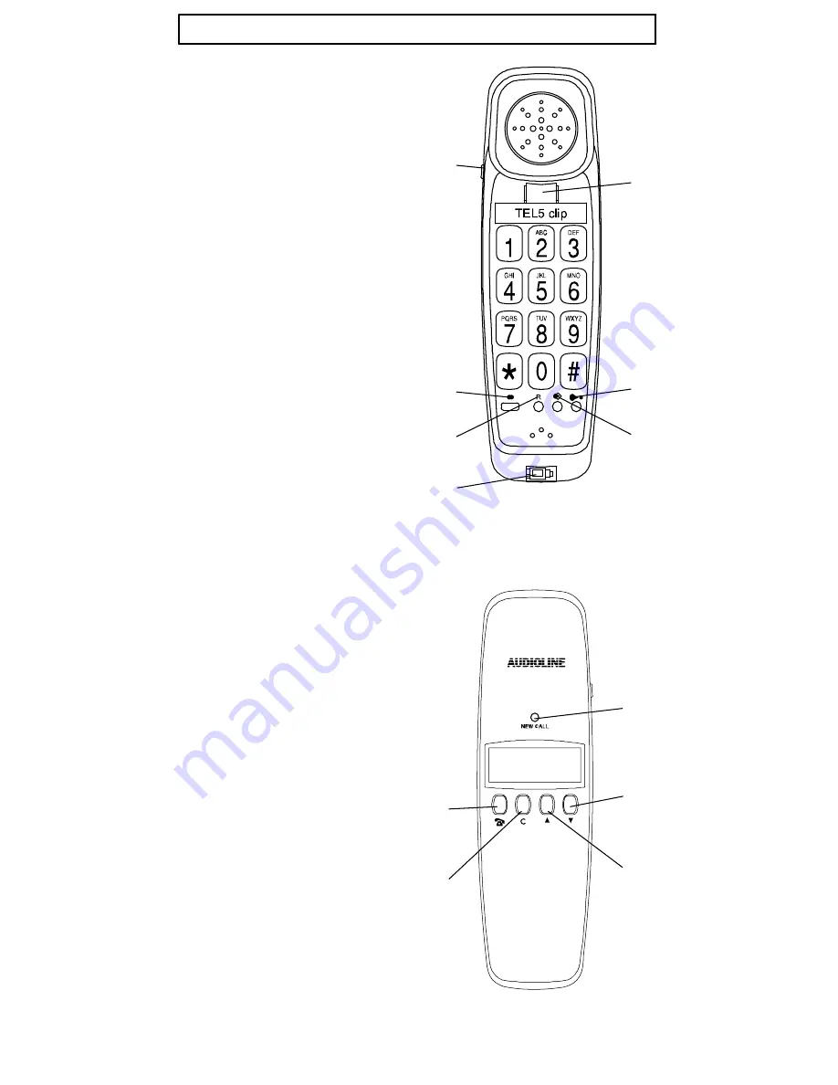 AUDIOLINE TEL5 clip Operating Instructions Manual Download Page 6