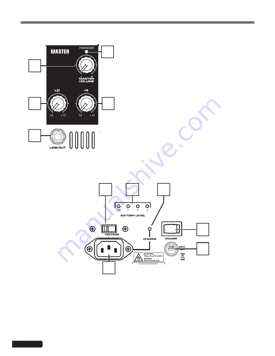 audiophony CR12A-Combo User Manual Download Page 8