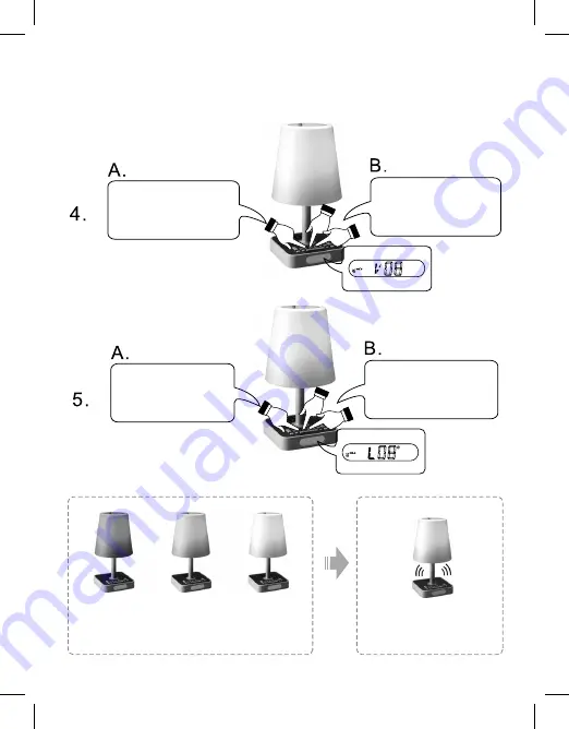 AudioSonic LIGHT'N'WAKE CL-500 Instruction Manual Download Page 64