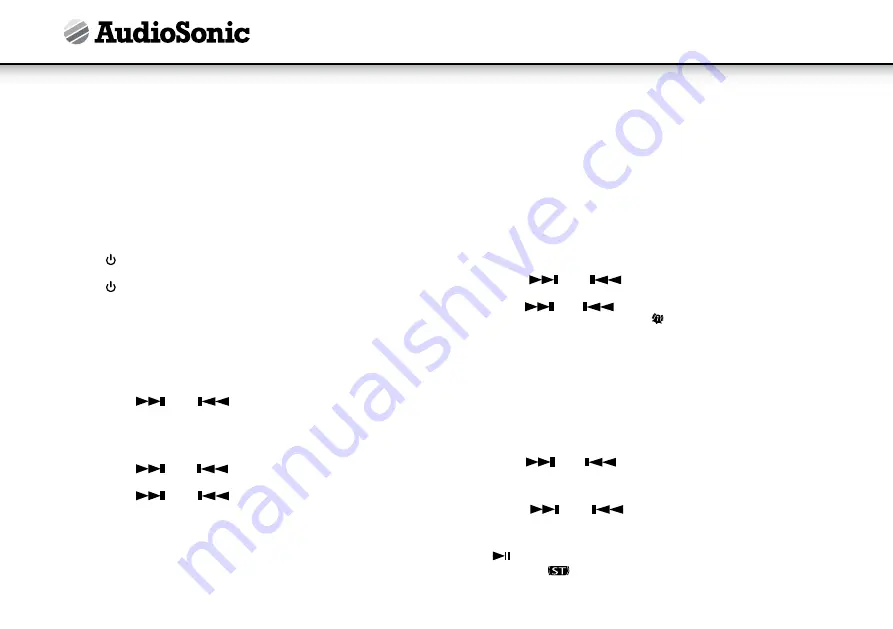 AudioSonic TXCD-1536 Скачать руководство пользователя страница 18