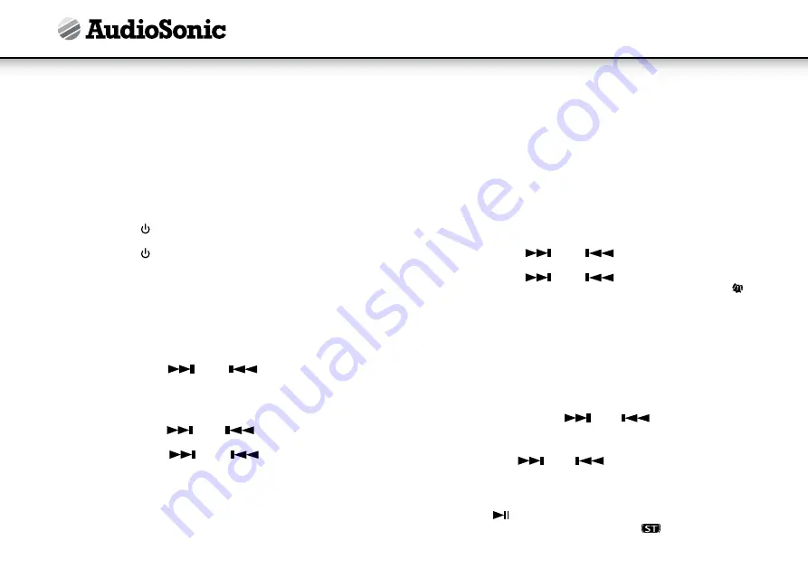 AudioSonic TXCD-1536 Скачать руководство пользователя страница 68