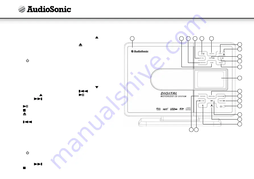 AudioSonic TXCD-1536 Скачать руководство пользователя страница 86