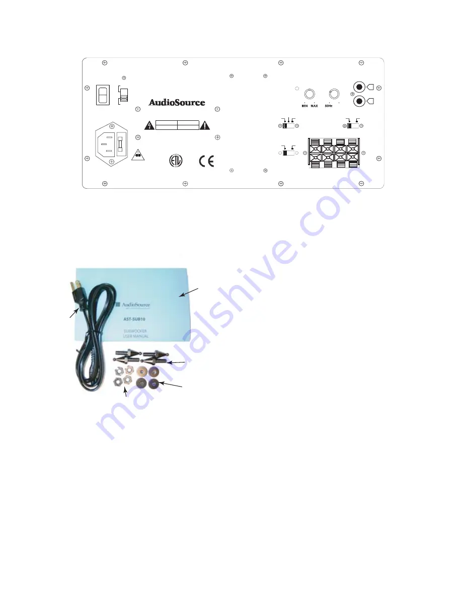 AudioSource AST-SUB10S User Manual Download Page 3