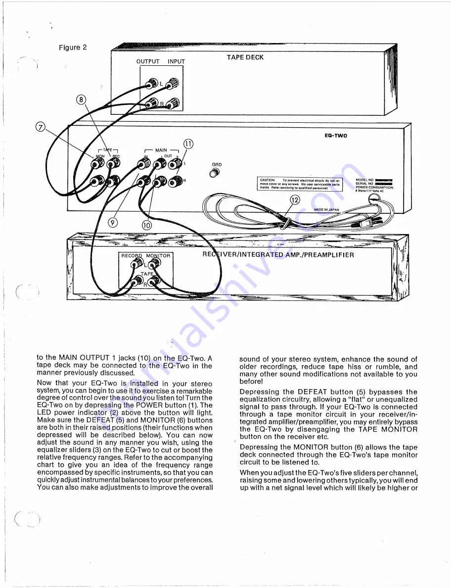 AudioSource EQ 2 Instruction Manual Download Page 2