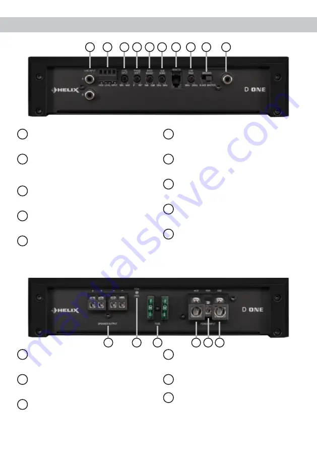 Audiotec Fischer HELIX D ONE Manual Download Page 3