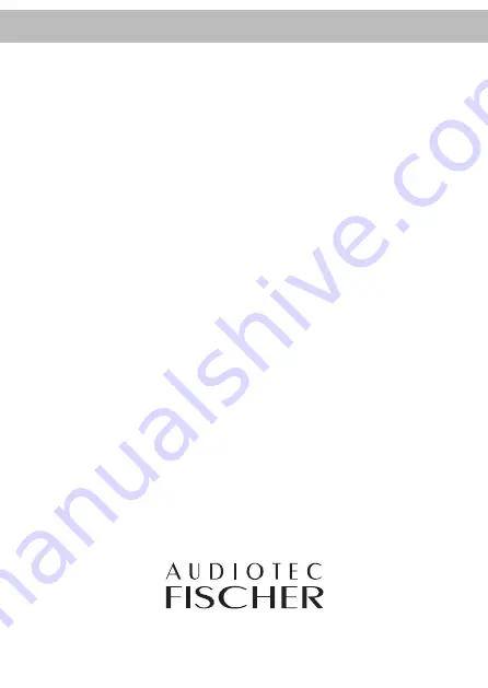 Audiotec Fischer MTK1 Manual Download Page 24