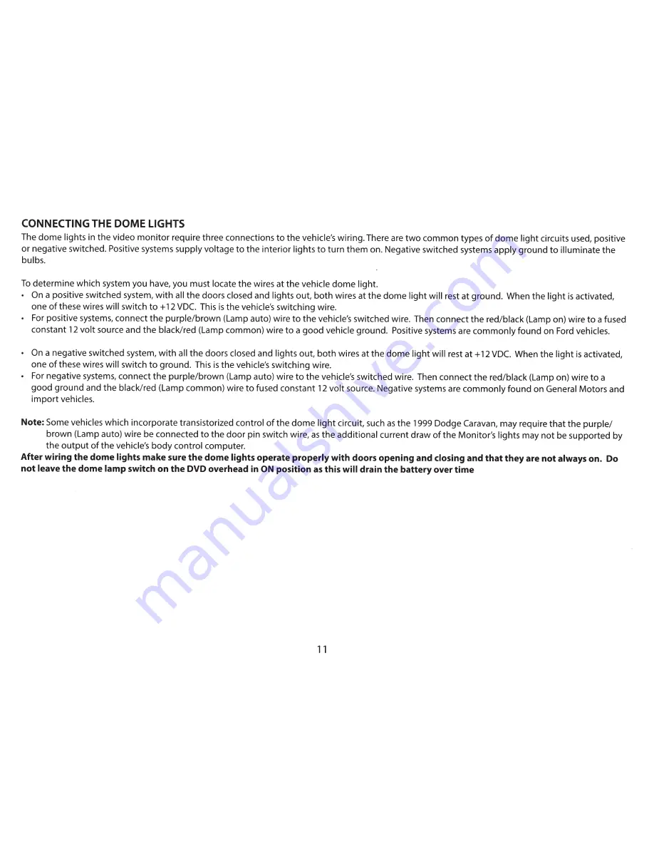 Audiovox AVXMTG10UHD Installation Manual Download Page 12