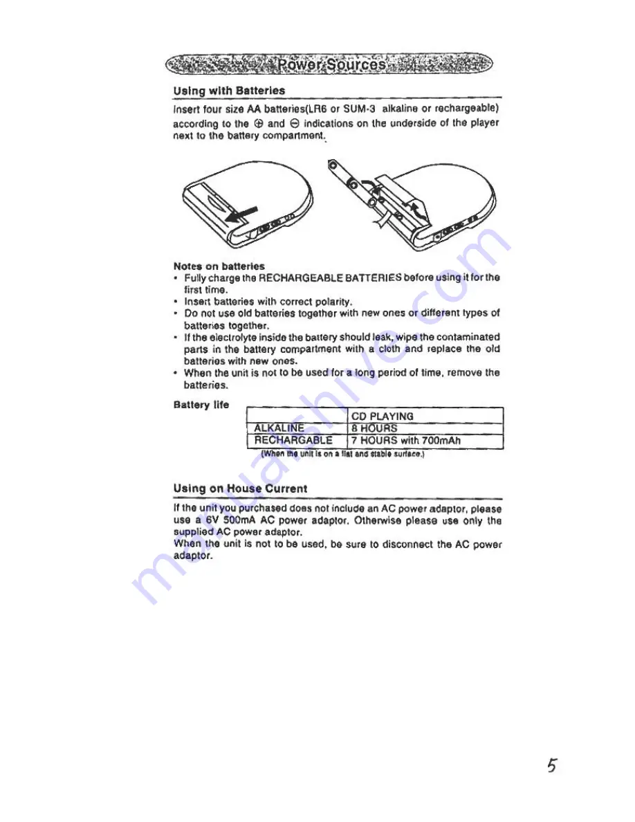 Audiovox CE101A - annexe 1 Скачать руководство пользователя страница 6