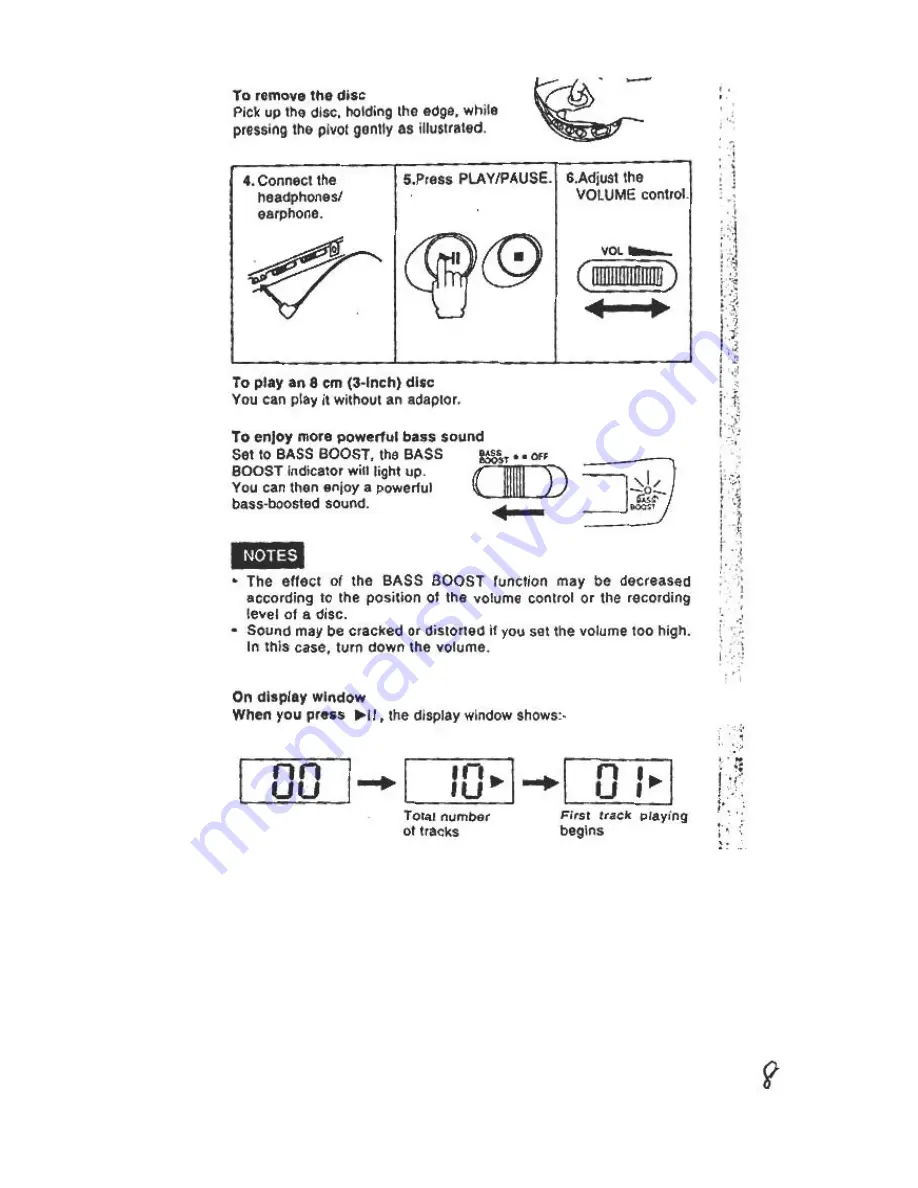 Audiovox CE101A - annexe 1 Operating Instructions Manual Download Page 9