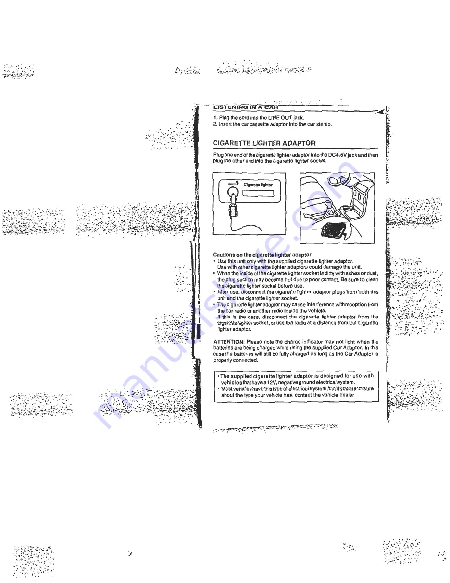 Audiovox CE110A Operating Instructions Manual Download Page 16