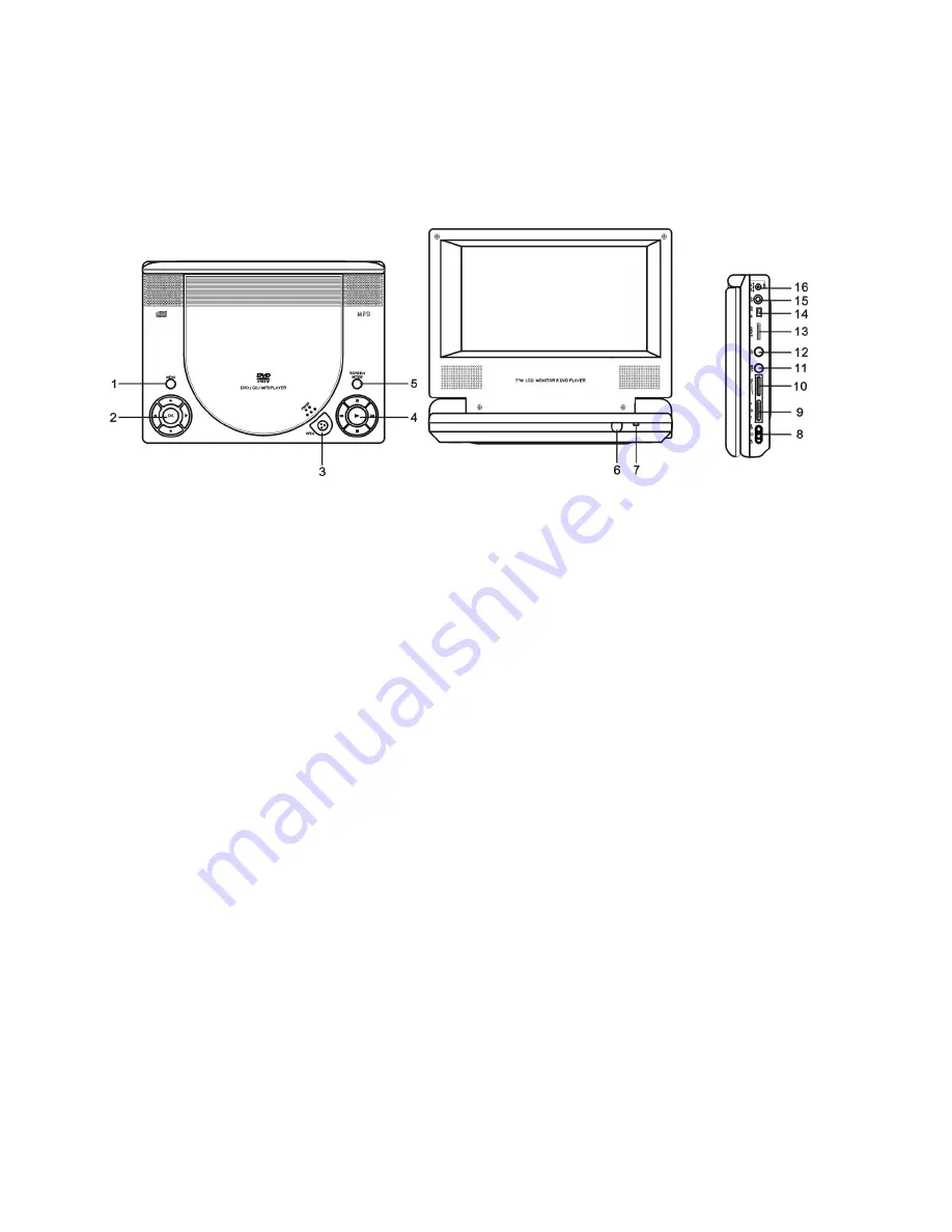 Audiovox D1718 - DVD Player - 7 Скачать руководство пользователя страница 6