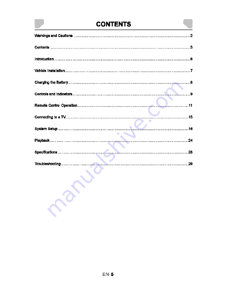 Audiovox DS7521PK Owner'S Manual Download Page 5