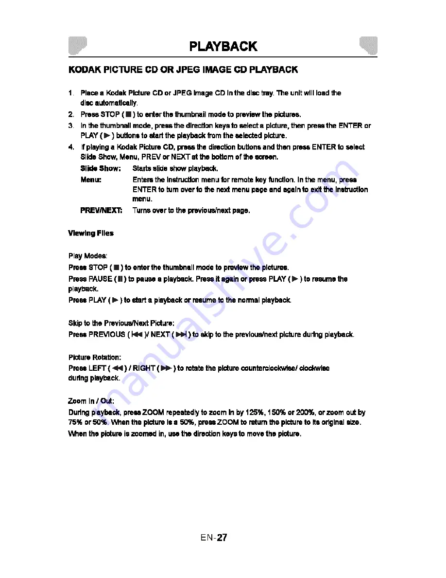 Audiovox DS7521PK Owner'S Manual Download Page 27