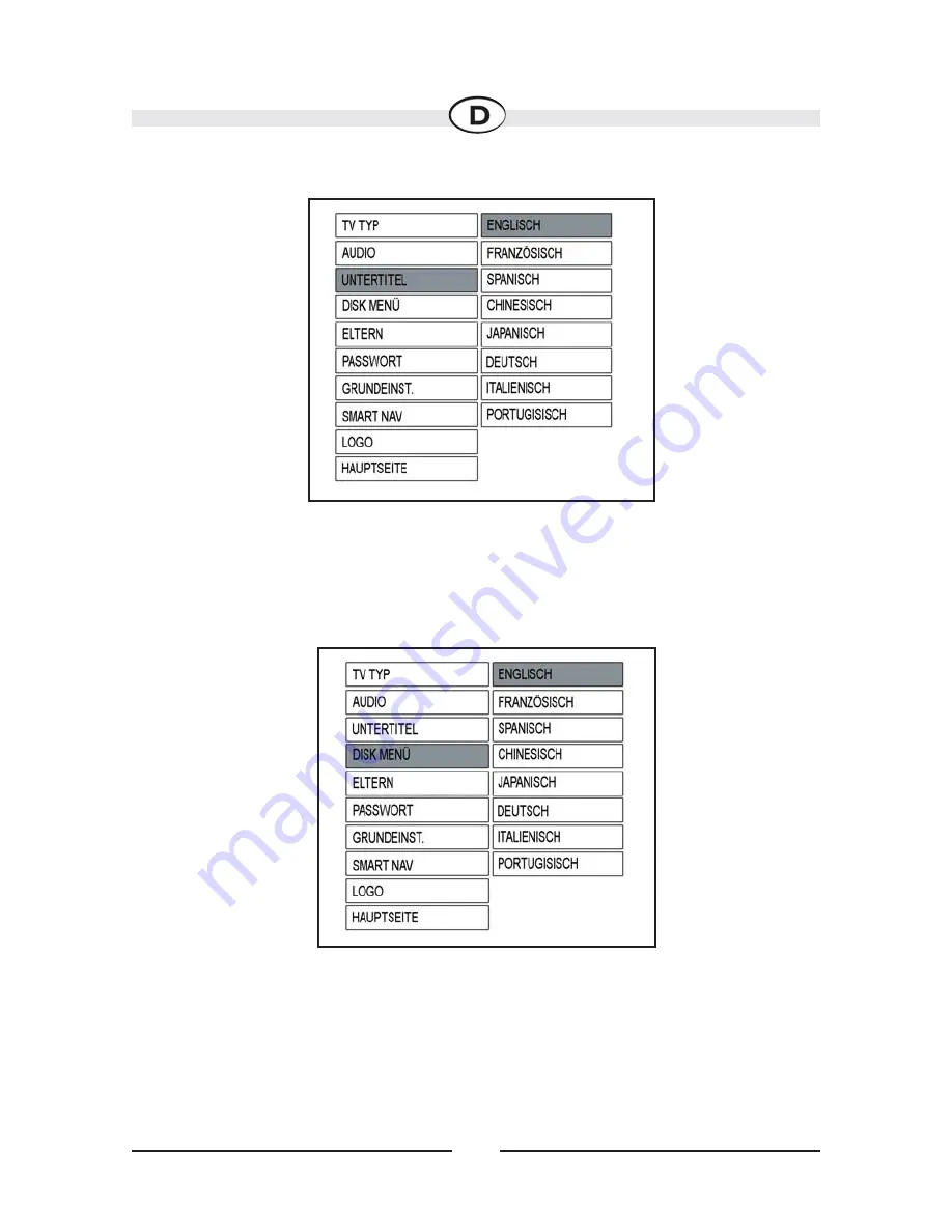 Audiovox DVD1627 Owner'S Manual/Warranty Document Download Page 57