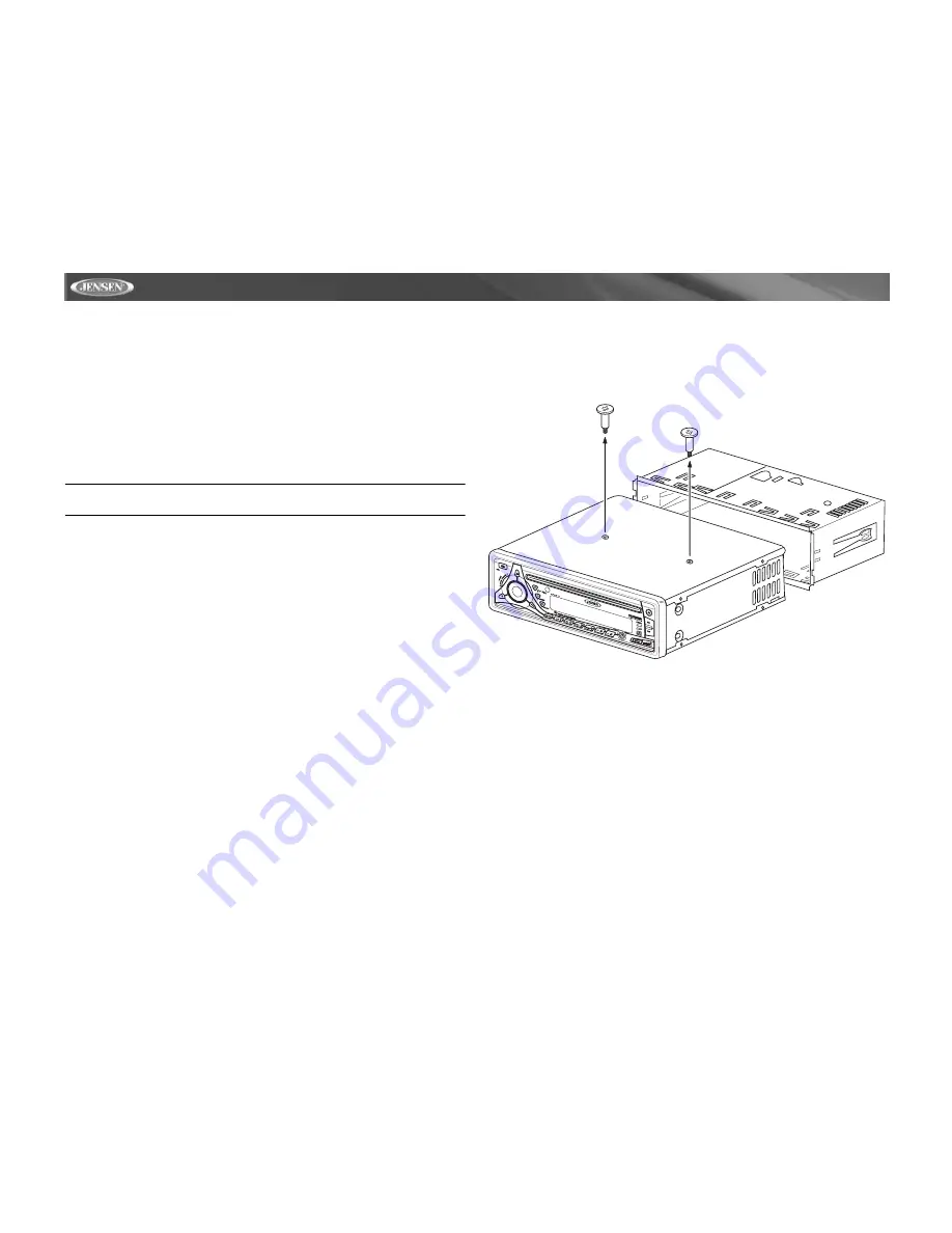 Audiovox Jensen MP6211 Скачать руководство пользователя страница 6