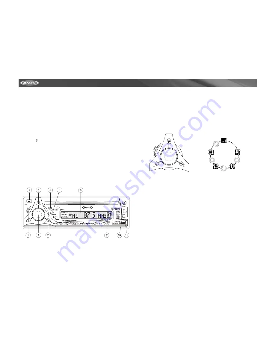 Audiovox Jensen MP6211 Instruction Manual Download Page 26