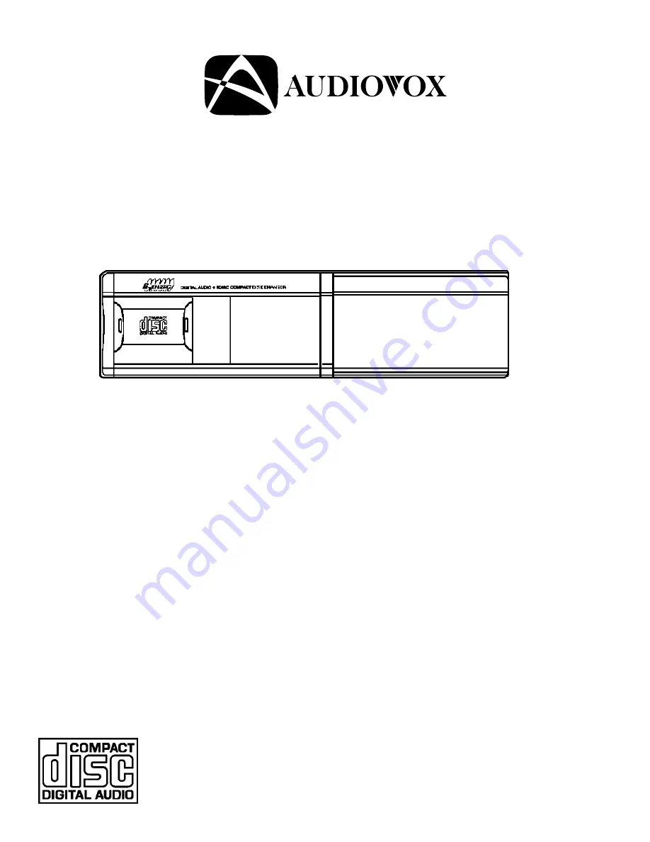 Audiovox SP-6CD Скачать руководство пользователя страница 1