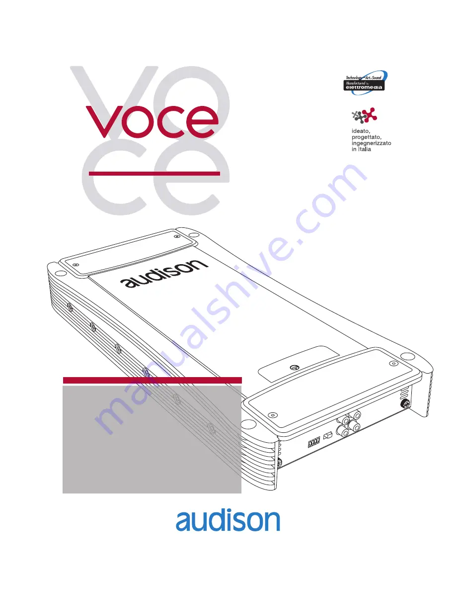 Audison AV due Owner'S Manual Download Page 1