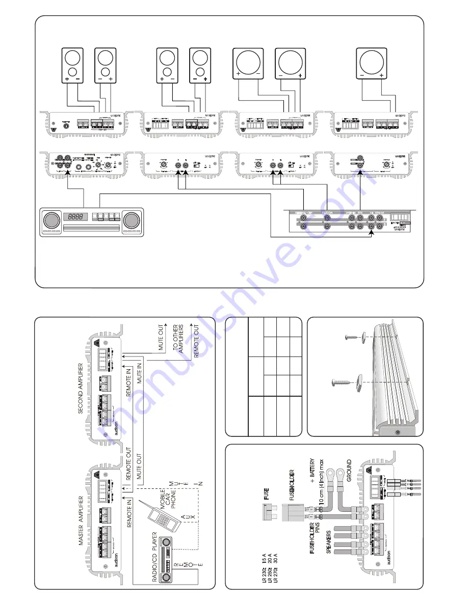 Audison LR 230 Скачать руководство пользователя страница 6