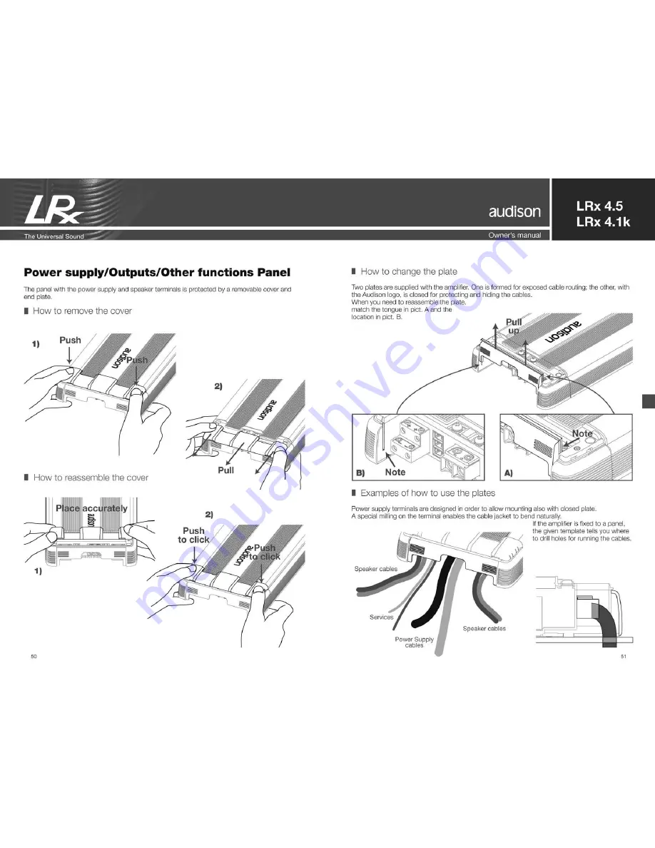 Audison LRx 4.1k Owner'S Manual Download Page 26