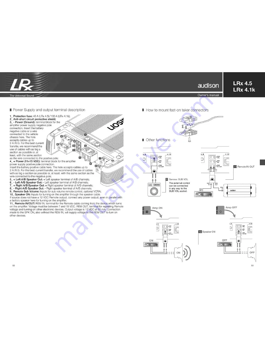 Audison LRx 4.1k Скачать руководство пользователя страница 27