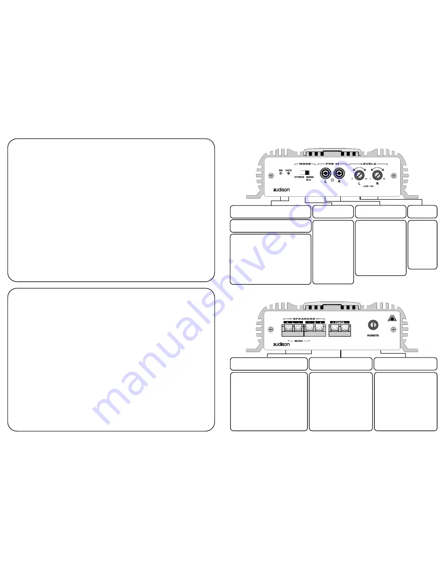 Audison MILLENNIUM POWER 2 Owner'S Manual Download Page 8