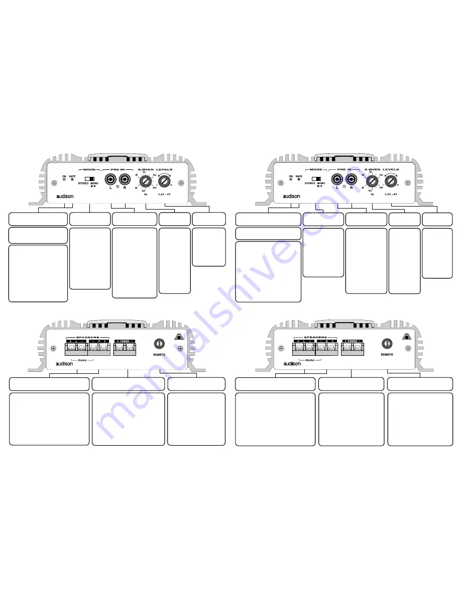 Audison MILLENNIUM POWER 2XR Owner'S Manual Download Page 10