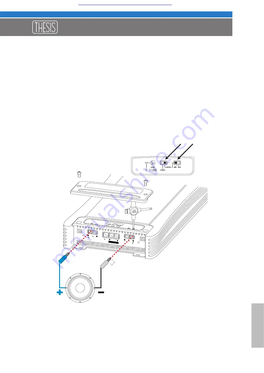 Audison Thesis TH due Скачать руководство пользователя страница 16