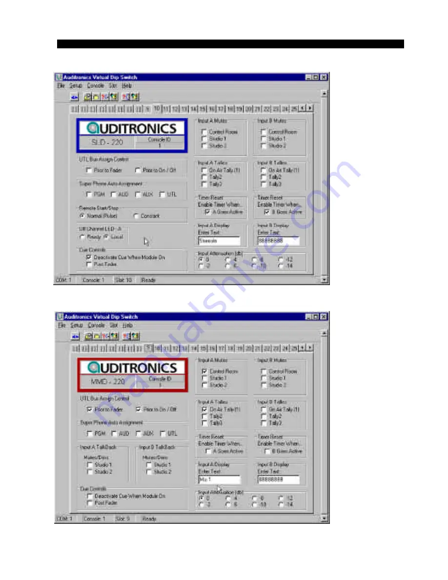 Auditronics 220 Digital Audio Console Technical Manual Download Page 62