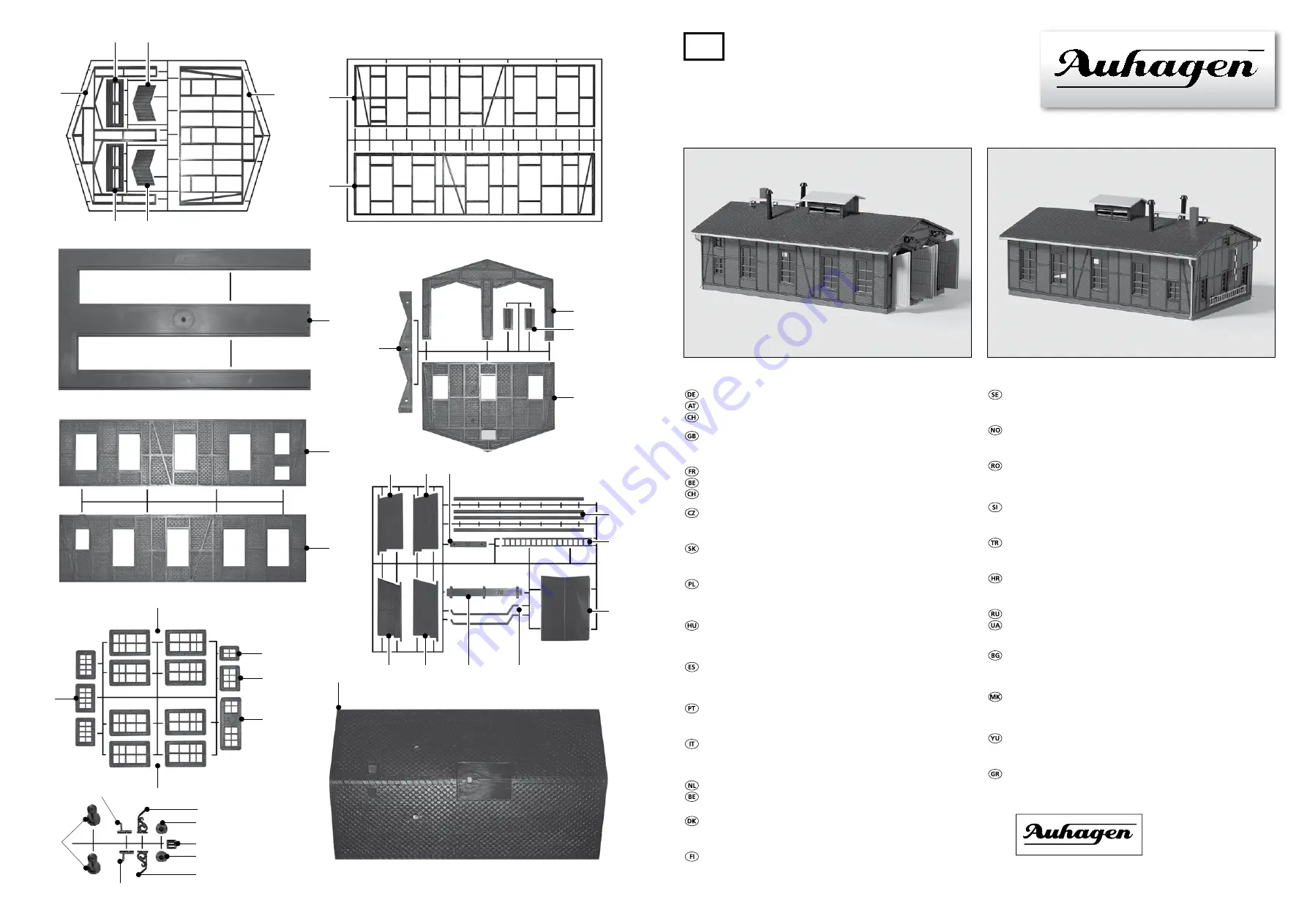 Auhagen 13 233 Assembly Manual Download Page 1