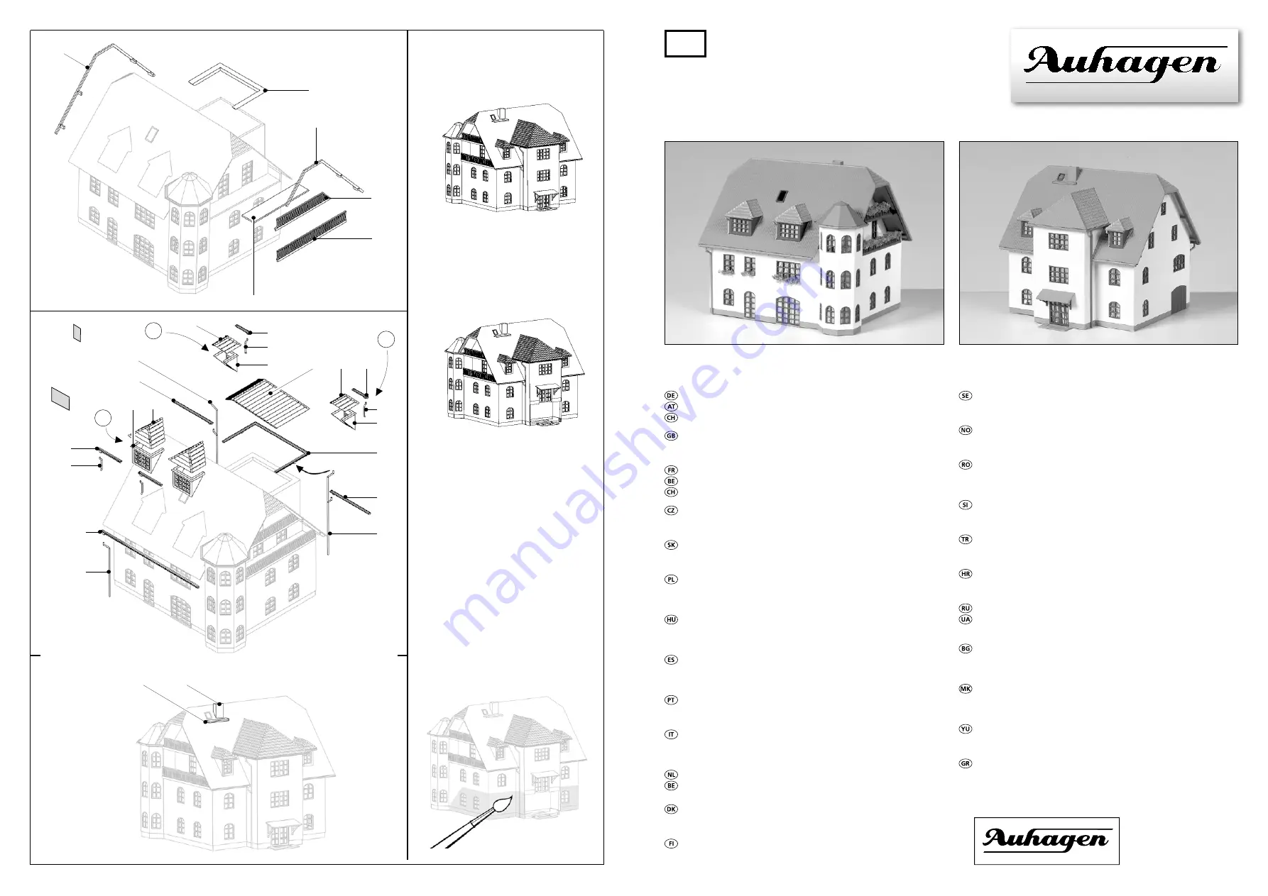 Auhagen 13302 Assembly Instructions Download Page 1