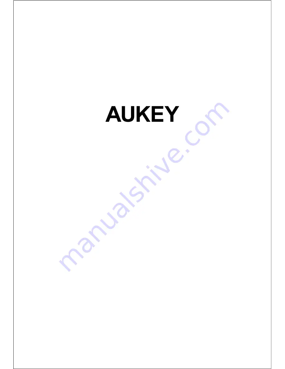 Aukey BR-C16 Скачать руководство пользователя страница 1