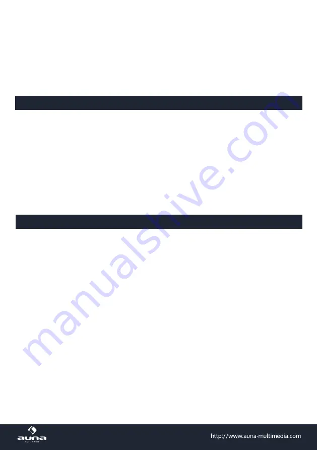 auna 10029400 Manual Download Page 2