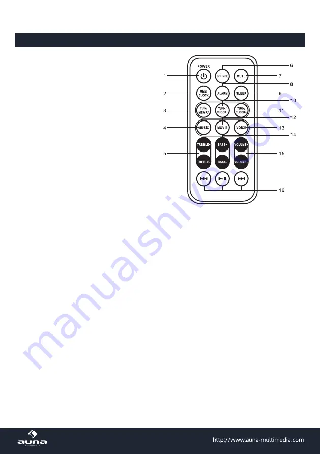 auna 10029400 Manual Download Page 38