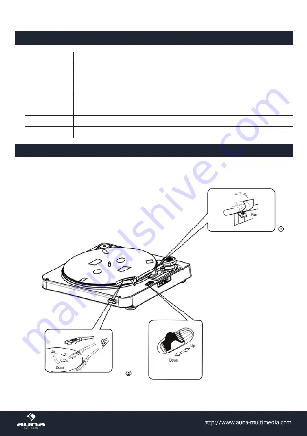 auna TP-30 Manual Download Page 3