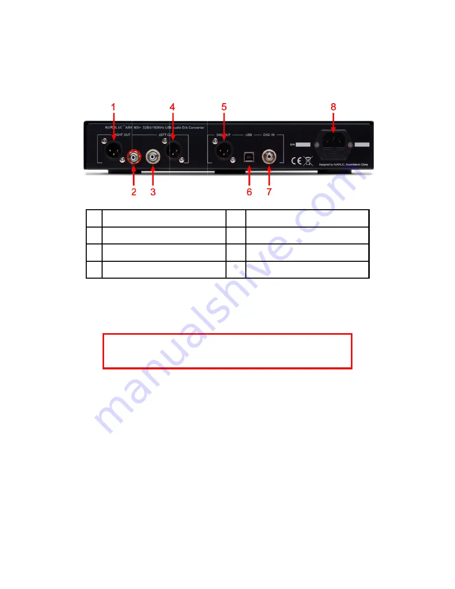 Auralic ARK MX+ User Manual Download Page 8