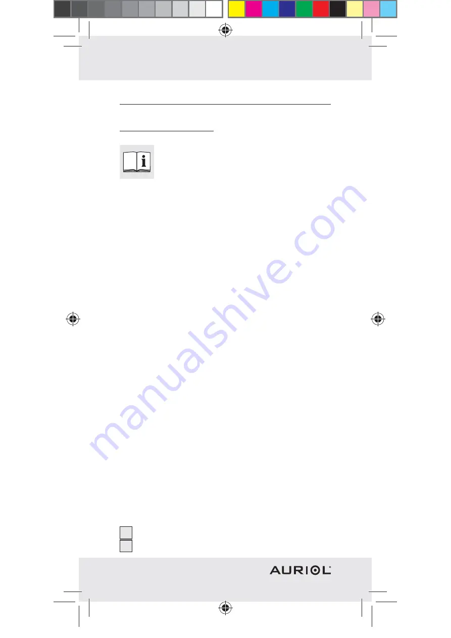 Auriol Z29962A Operating Instructions Manual Download Page 6