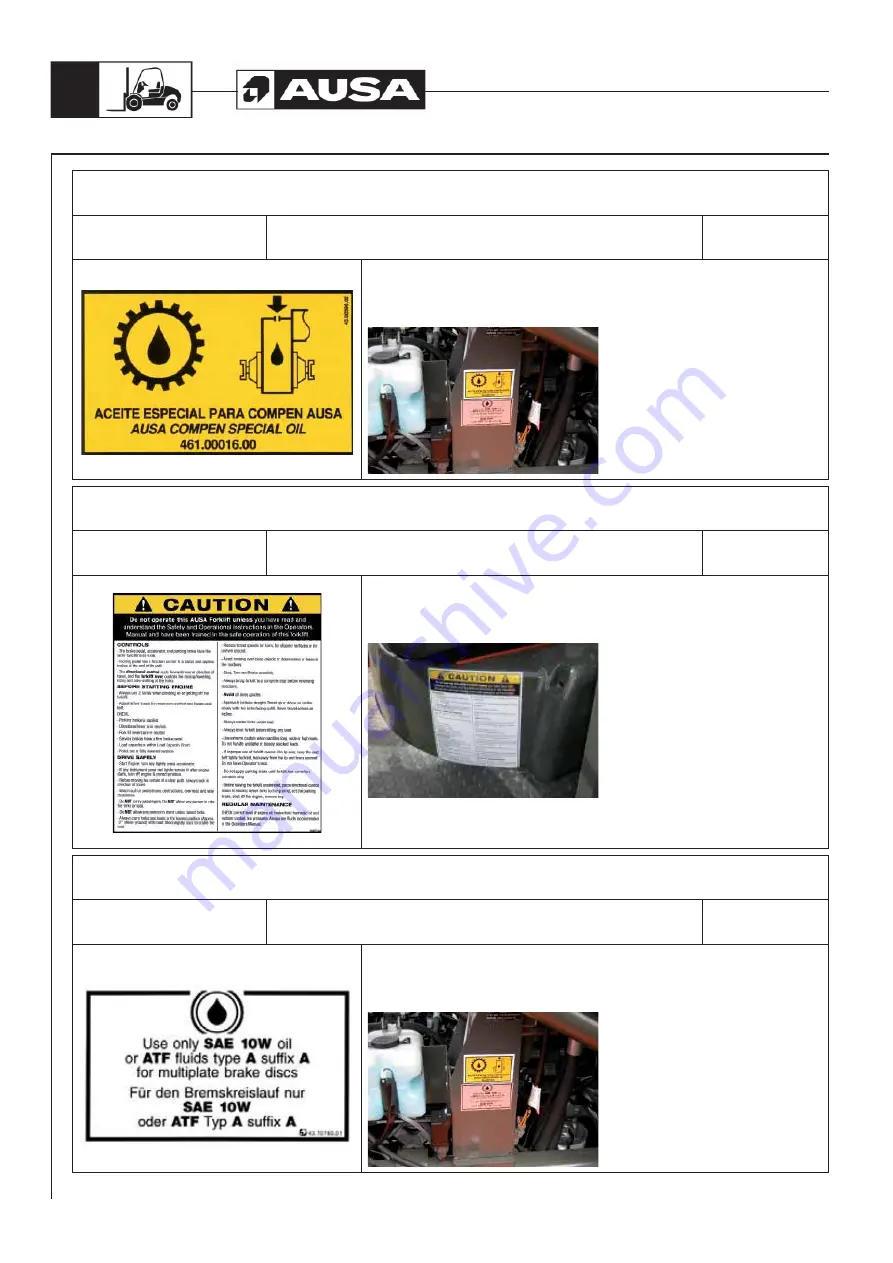 AUSA C 200 H Operator'S Manual Download Page 46