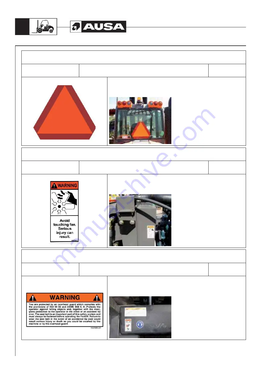 AUSA C 200 H Operator'S Manual Download Page 48