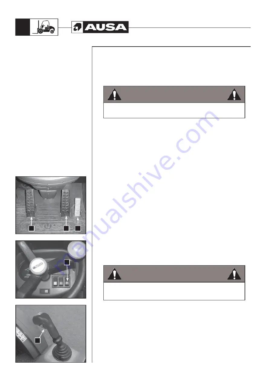 AUSA C 200 H Operator'S Manual Download Page 50