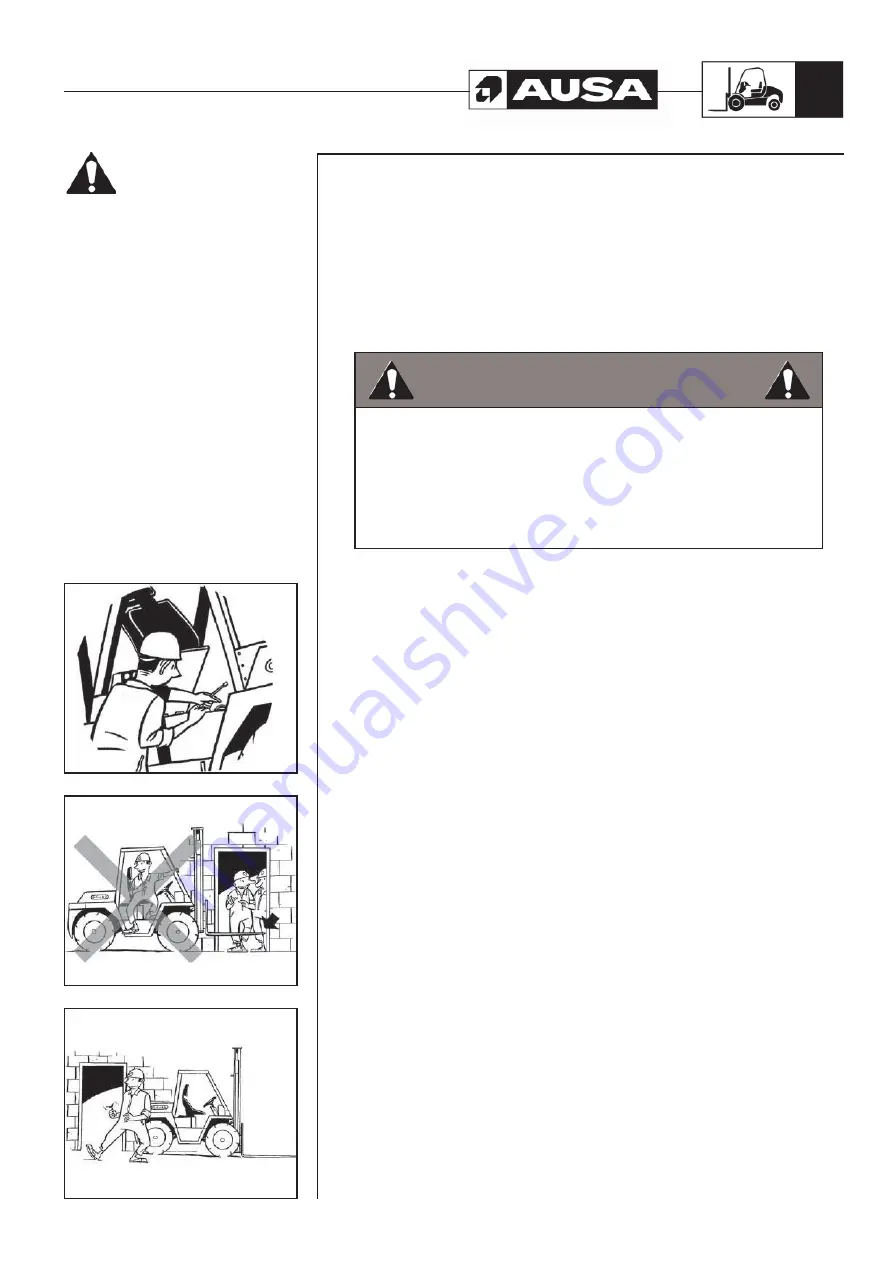 AUSA C 200 H Operator'S Manual Download Page 73