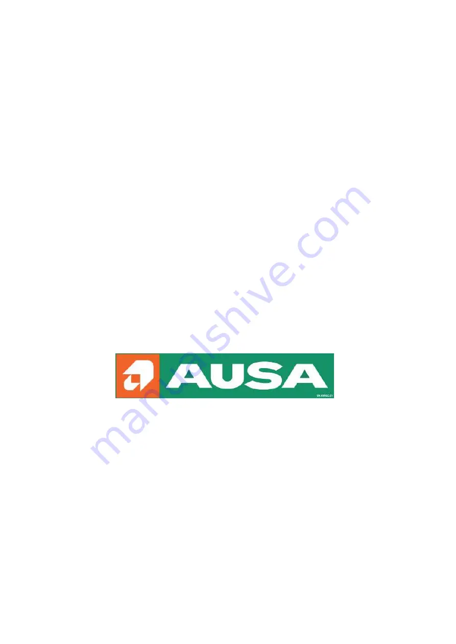 AUSA C 200 H Operator'S Manual Download Page 122