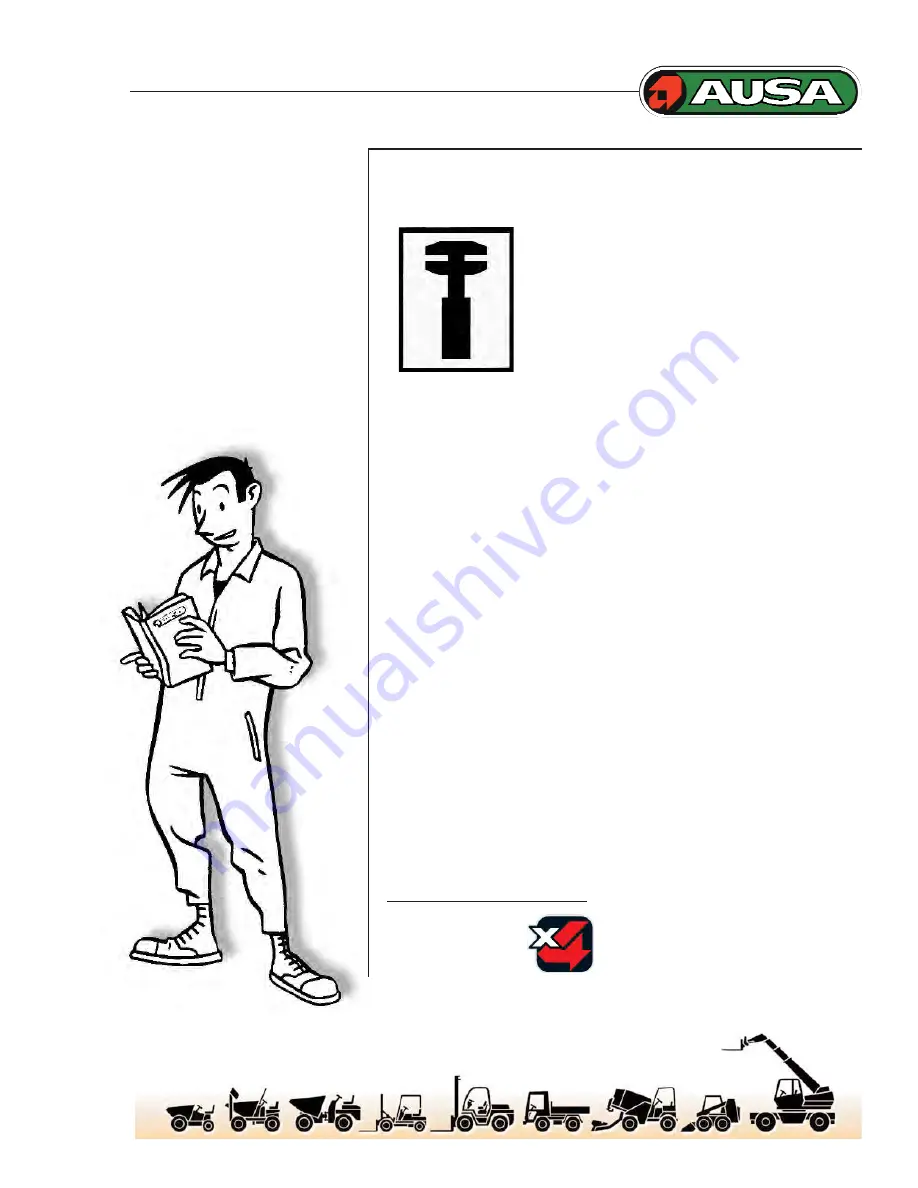 AUSA CH 200 Service Manual Download Page 1