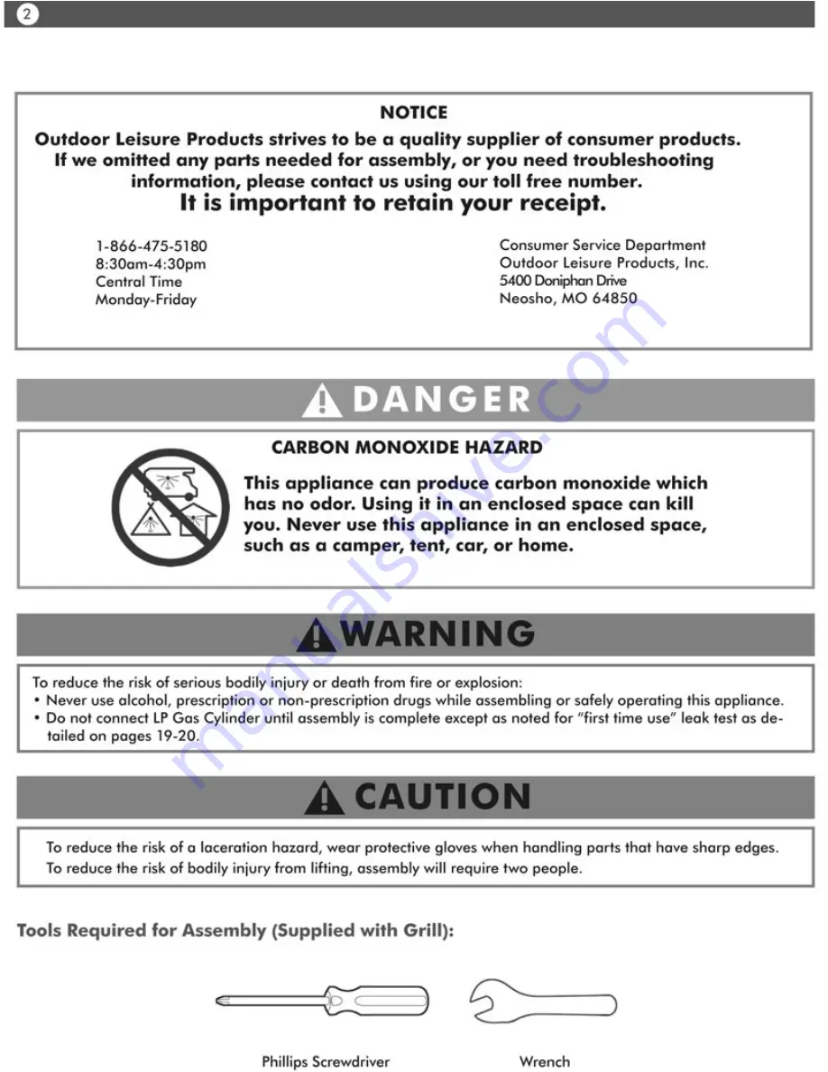 Aussie Vantage 8770 User Manual Download Page 2