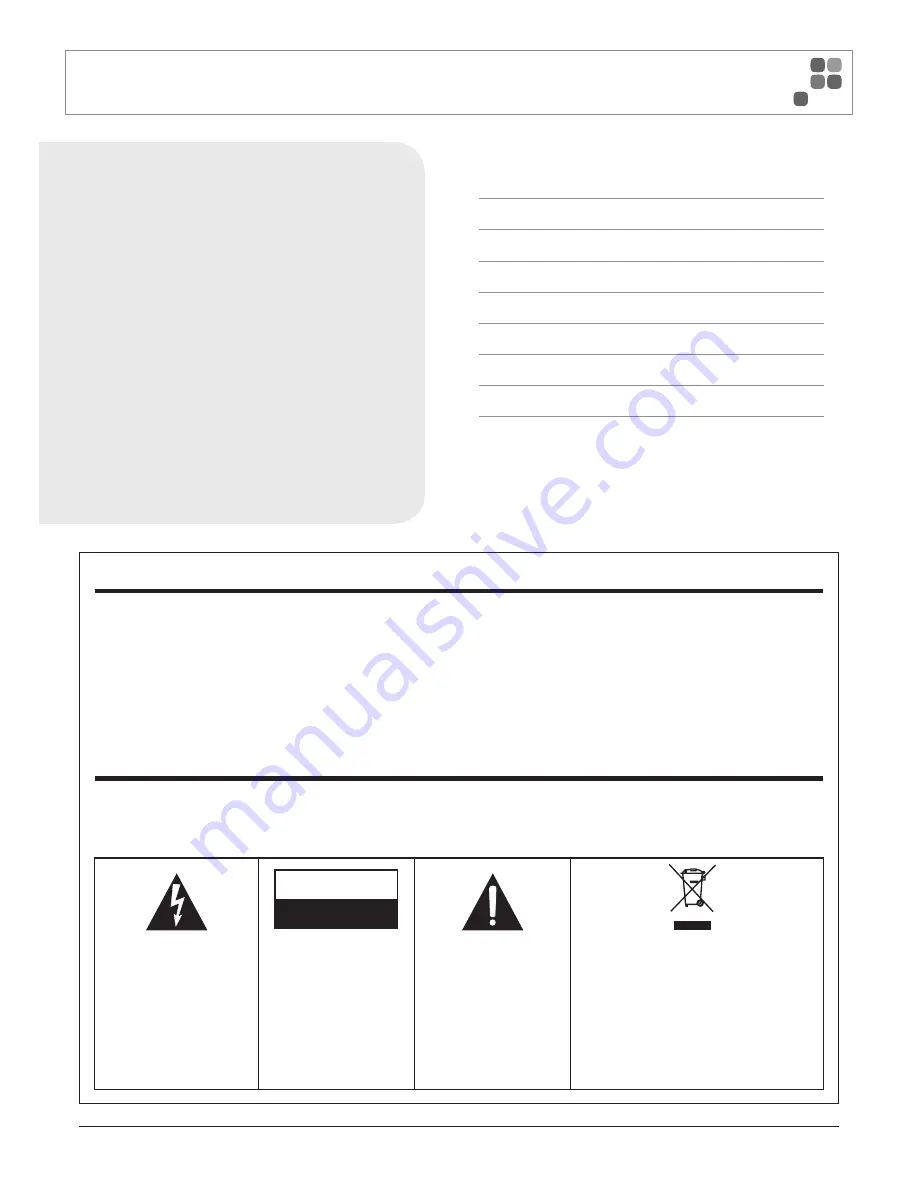 AUSTRALIAN MONITOR AMH2400 Installation And Operation Manual Download Page 3