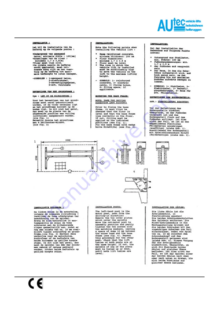 AUTEC AL 2520 Instruction Manual Download Page 2