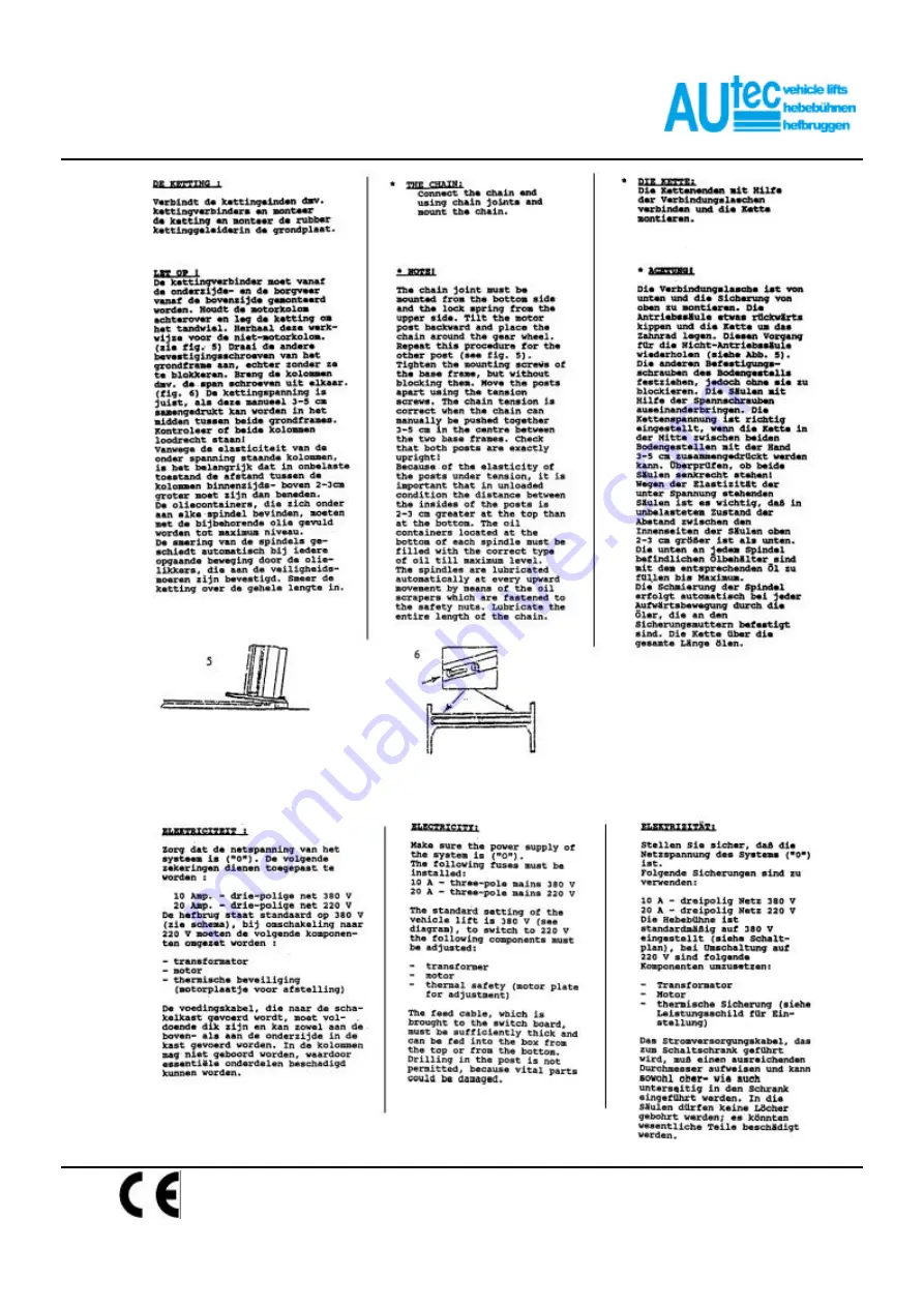 AUTEC AL 2520 Instruction Manual Download Page 3