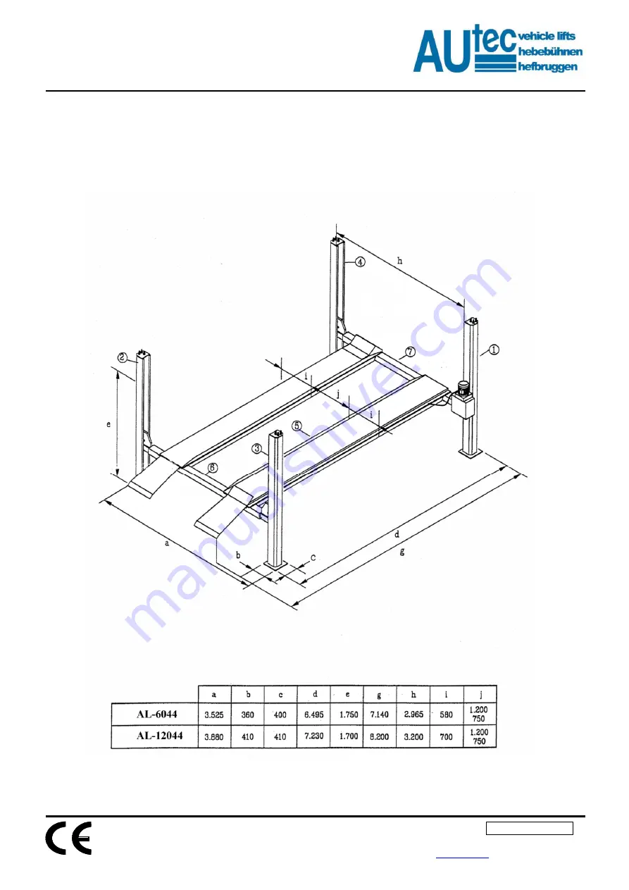 AUTEC AL12044 Скачать руководство пользователя страница 4