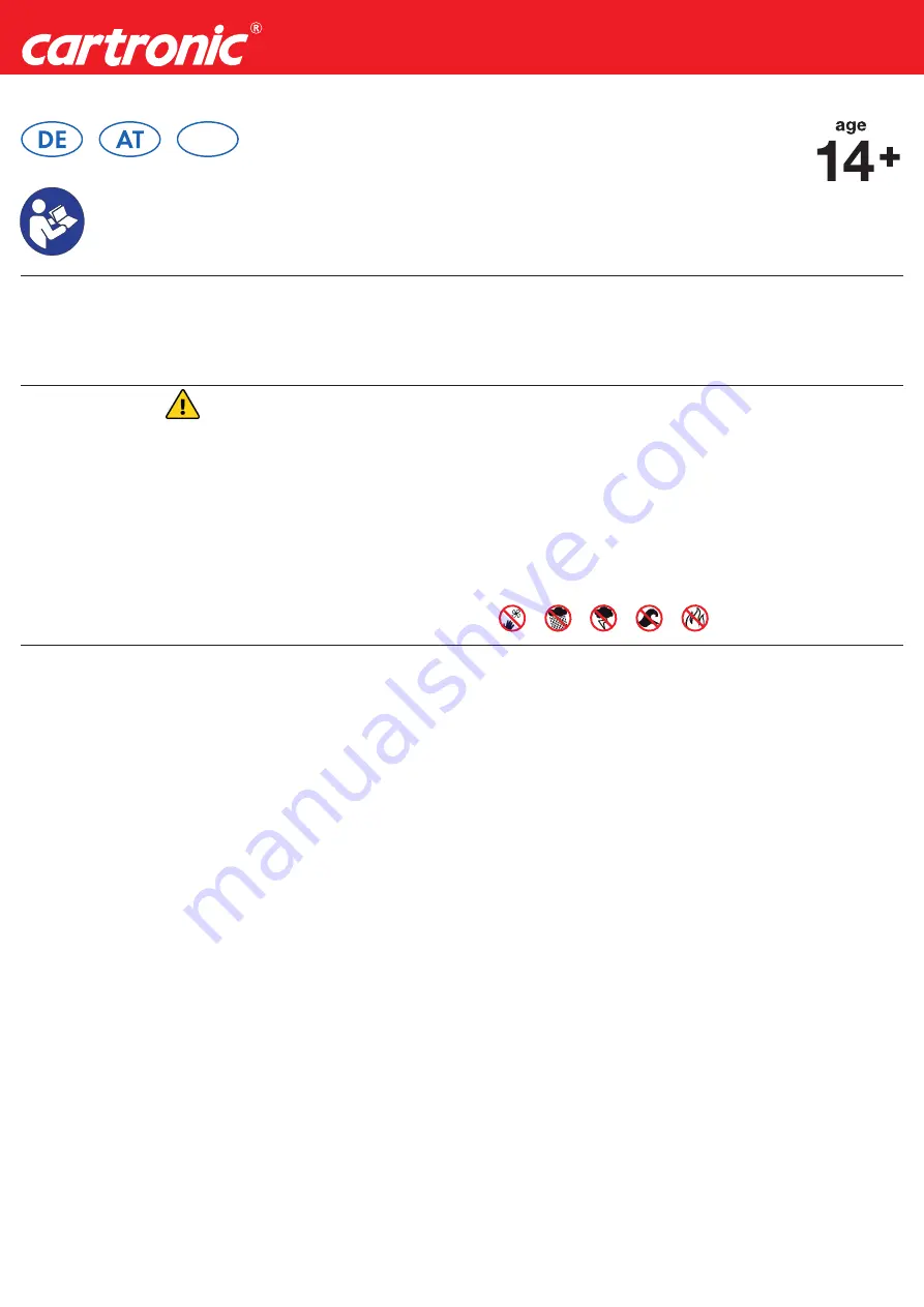 AUTEC Cartronic SEAMASTER Instruction Manual Download Page 2