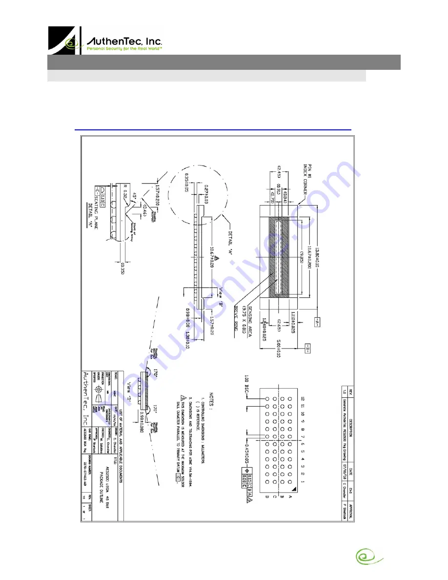 AUTHENTEC EntrePad AES2501A Скачать руководство пользователя страница 13